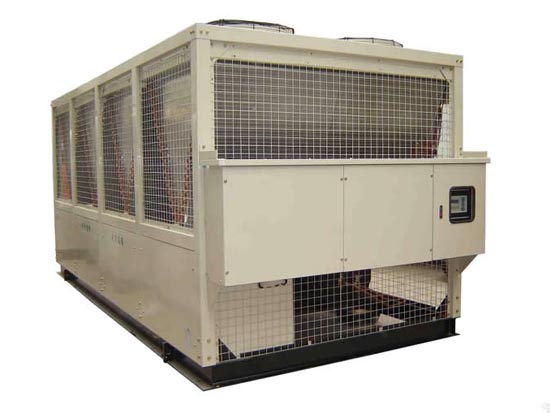 风冷热泵螺杆式机组安装